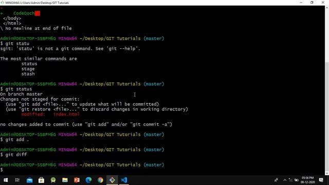 #10 diff command in Git