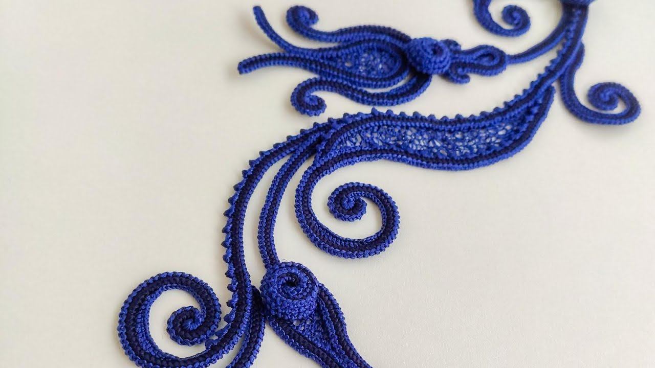 1.0 часть. Пряжа. МК Deep blue. Элементы. смотреть онлайн