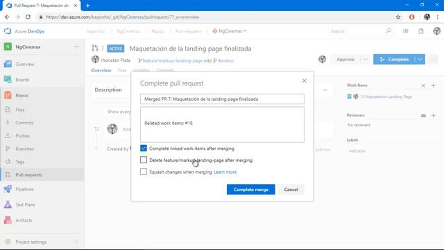 Como hacer un Pull Request en Azure DevOps? Que es un Pull Request? What is a Pull Request? смотреть онлайн