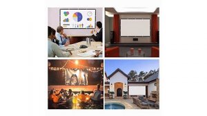 Projector Screen 120 inch 16:9 HD Foldable Home Theater Outdoor Indoor Movie Screen – 5 Star Review