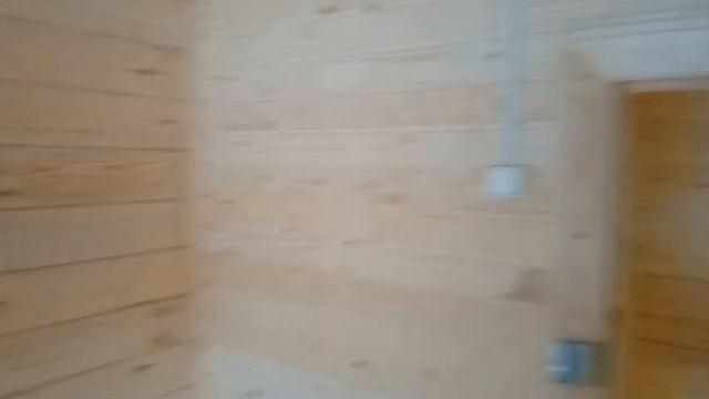 Баня 2,3х5 мет. Интересный вариант, топка с улицы, высота сруба 2,2 мет. смотреть онлайн