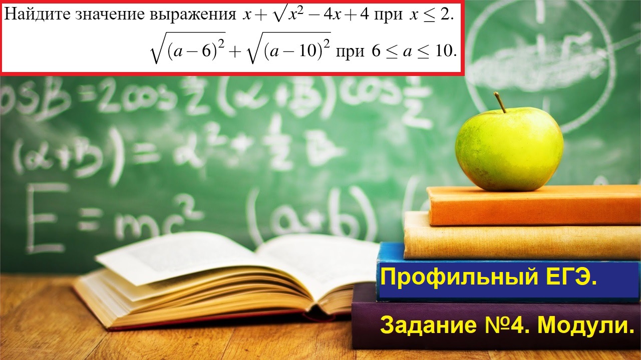 Профильный ЕГЭ 2025. Задание 7. Упрощение выражений.. Модули и корни.
