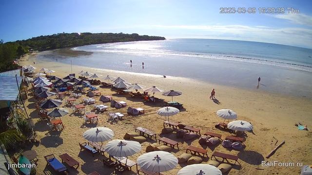 Bali - Jimbaran Beach, Live Webcam. BaliForum & AKUSUKA Cafe смотреть онлайн