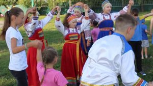 В хороводе были мы, русские народные игры в д Красотыновка