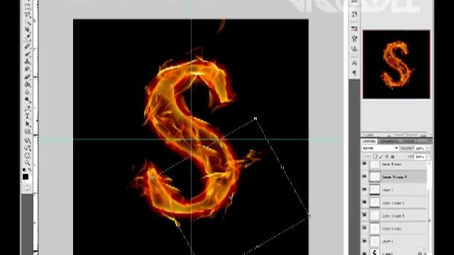 горящий текст в фотошопе смотреть онлайн