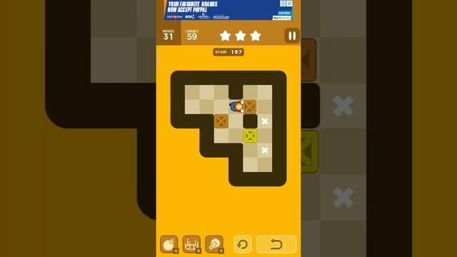 Push maze puzzle 197 -3star