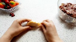 Самса на кефире.Самый простой рецепт самсы. Узбекская самса готовится просто и быстро.