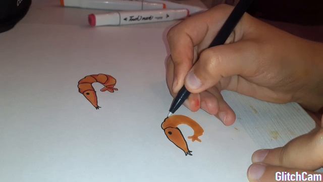 Как рисовать креветки или тутореал по рисованию смотреть онлайн