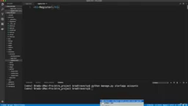 Python Django Dev To Deployment Project Based Course - Register & Login Templates - Video 36 - Brad смотреть онлайн