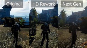The Witcher 3 - Original VS HD Rework VS Next Gen Graphics Comparison