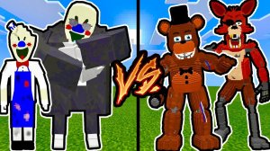 МОРОЖЕНЩИК ПРОТИВ ФНАФ В МАЙНКРАФТ фнаф мороженщик fnaf ice scream 4 minecraft