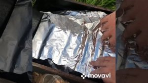 Копченая грудинка на костре! 40 минут и Все!