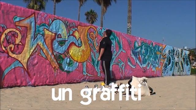 Французский язык для начинающих # 1 time lapse # un graffiti смотреть онлайн