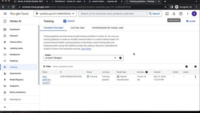 Vertex AI Model Builder SDK Training and Making Predictions on an AutoML Model смотреть онлайн
