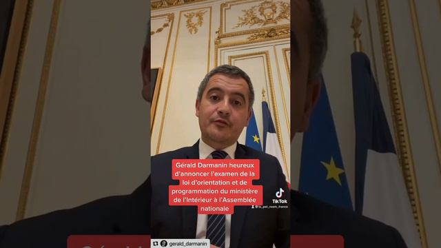 G. Darmanin annonce l’examen de la loi d’orientation et de programmation du ministère de l’Intérieu