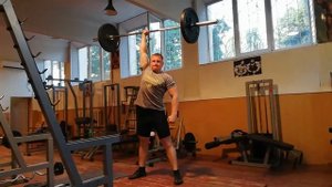 Рывок штанги одной рукой!