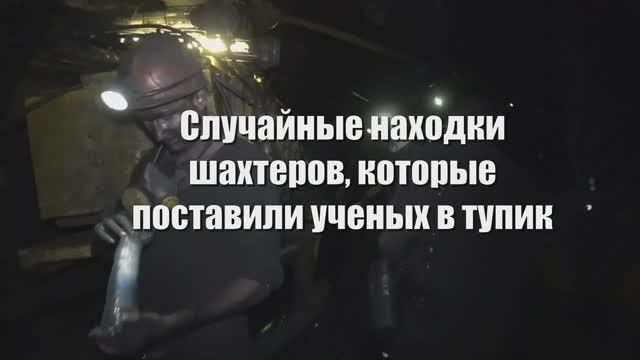 Случайные находки шахтёров, которые поставили учёных в тупик