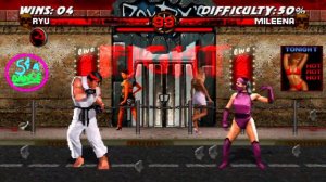 Mortal Kombat Blood Storm Vs Krossed Realms Ryu Playthrough