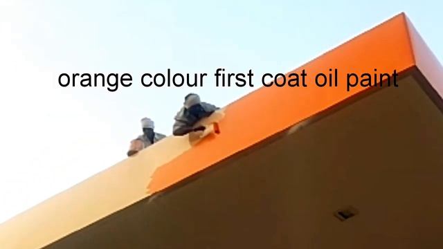 Petrol Pump Canopy Colour Painting смотреть онлайн