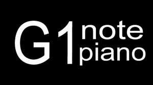 G1 Piano Note