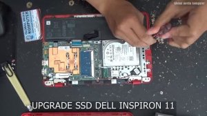 EASY TUTORIAL - UPGRADE Replace SSD LAPTOP DELL INSPIRON 11 P24t Bisa Upgrade RAM,Computer Tutorial