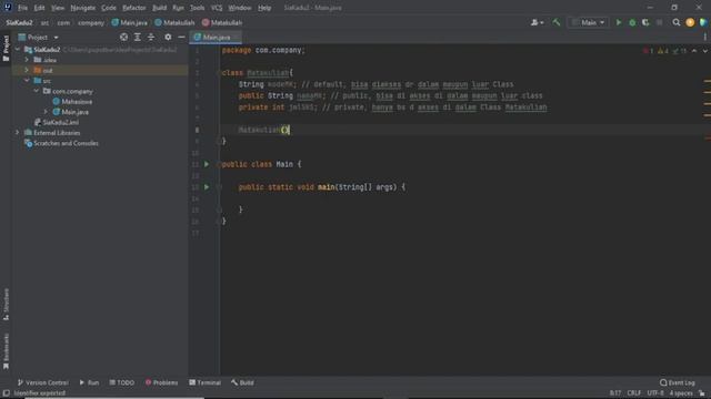 PBO JAVA 8 : Access Modifier смотреть онлайн