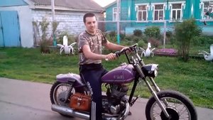 Покатушка на Чоппере ИЖ Планета