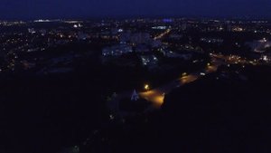 Коптер Брянск ночной курган
