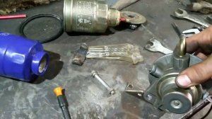 Трактор МТЗ 80 установка дополнительного топливного фильтра.