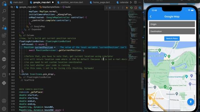 Flutter Firebase & Google Map Series EP 16 - Geolocator and Geocoding