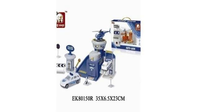 Набор с металическими машинками Полиция смотреть онлайн