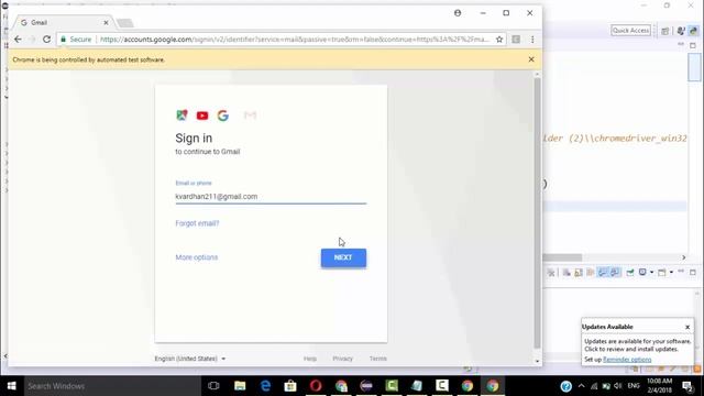 Gmail login using python selenium ||  Login to Gmail python selenium