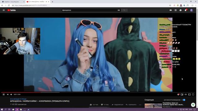 Братишкин смотрит/  ФРЕНДЗОНА - МЭЙБИ БЭЙБИ — АСКОРБИНКА (ПРЕМЬЕРА КЛИПА) / реакция Братишкина