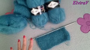 Пряжа Alize Mohair Classic/Обзор/Что вяжу сейчас