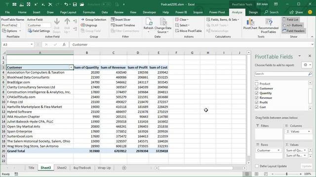 Excel Pivot Mastery: Summarize data using a Pivot Table - Episode 2191
