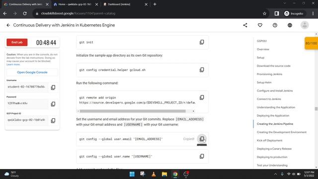 Continuous Delivery with Jenkins in Kubernetes Engine | Google Cloud Ready Facilitator program 2022 смотреть онлайн