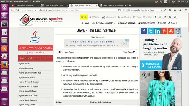 The Collection List and Set interface in Java - #5 смотреть онлайн