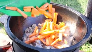 Плов из баранины в казане