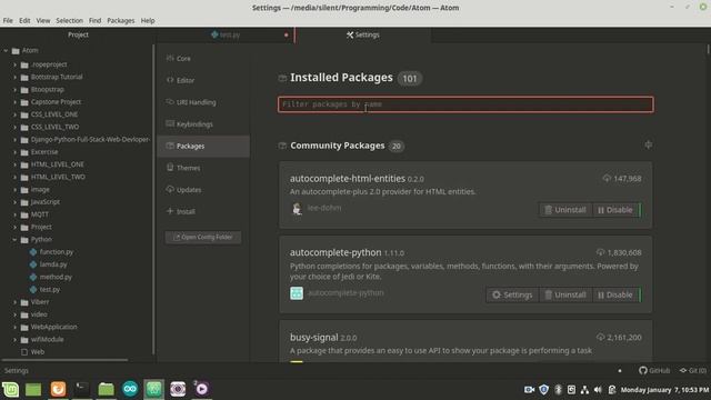 autocomplete python plugin not working with atom fixed