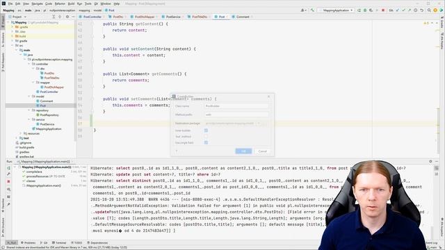 Mapowanie obiektów w aplikacji Spring (Spring Boot) смотреть онлайн
