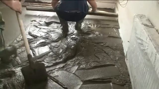 стяжка по полам из монолитного полистиролбетона