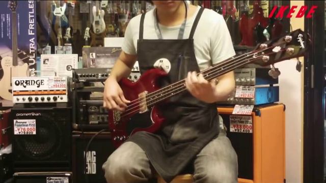 【池部楽器店】　厳選Fretless Bass特集 / Epiphone EB-0 FL(CH) смотреть онлайн
