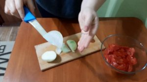 Салат "Шакароб" из помидоров и лука. Король узбекской кухни. Салат без майонеза и масла.