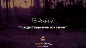 Омар Хишам:«ДУА ДЛЯ ЗНАНИЙ»القرآن الكريم