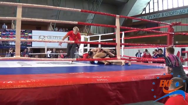 Бой 2 раунд 1.РИНГ Саньда.05.12-15. Чемпионат Европы по кунгфу смотреть онлайн
