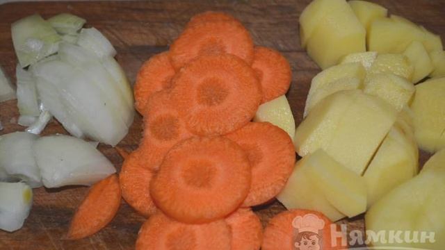 Куриная юшка с галушками