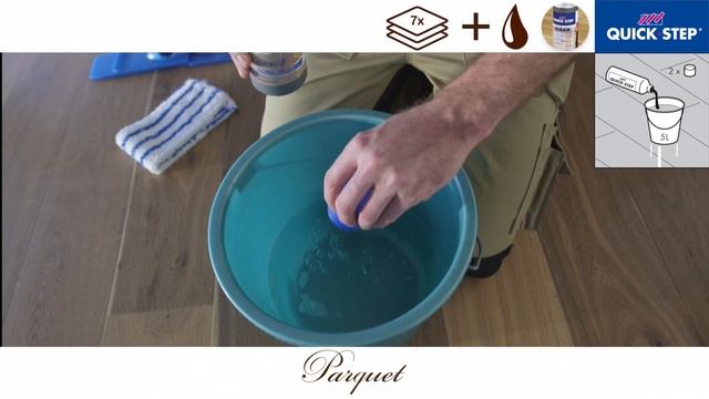 How to clean a wood floor - Quick-Step Parquet hardwood (daily cleaning) смотреть онлайн