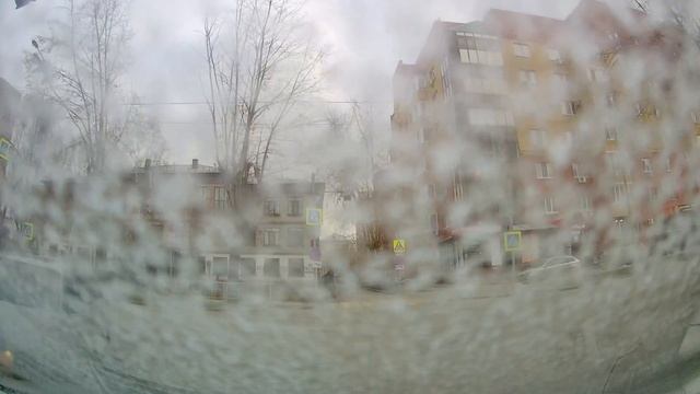 Движение на автомобиле по Тюмени до отеля "Ремезов" и обратно смотреть онлайн