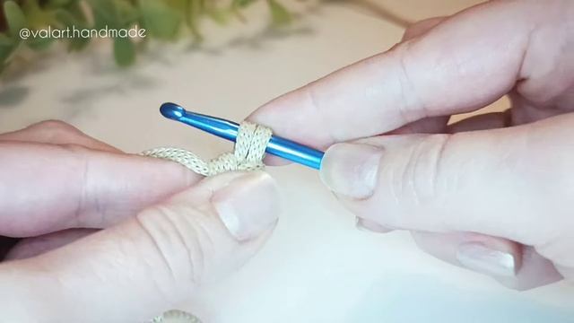 Ремешок для сумки крючком из полиэфирного шнура. Простой и красивый. Мастер-класс. Вязание крючком