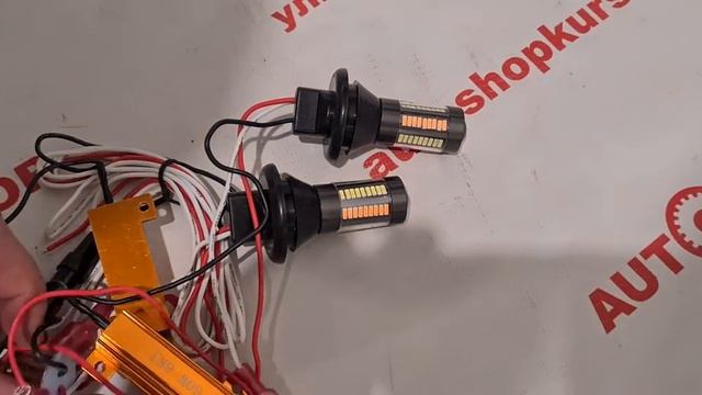 Лампы светодиодные ДХО + повторитель поворота Salman смотреть онлайн